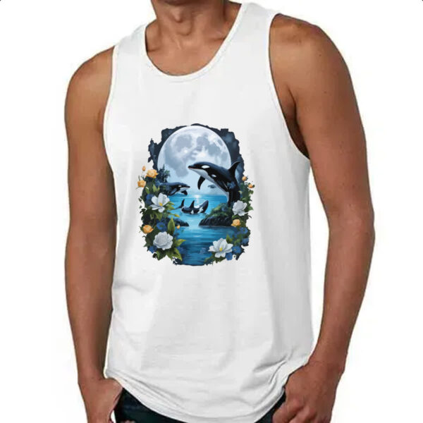 Camiseta Regata Orca ao luar - Imagem 4
