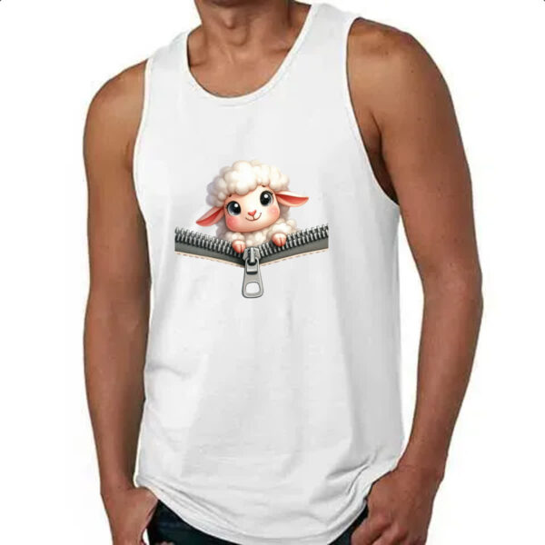 Camiseta Regata Ovelha no ziper - Imagem 4