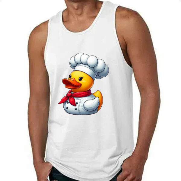 Camiseta Regata Patinho de borracha Cozinheiro - Imagem 4