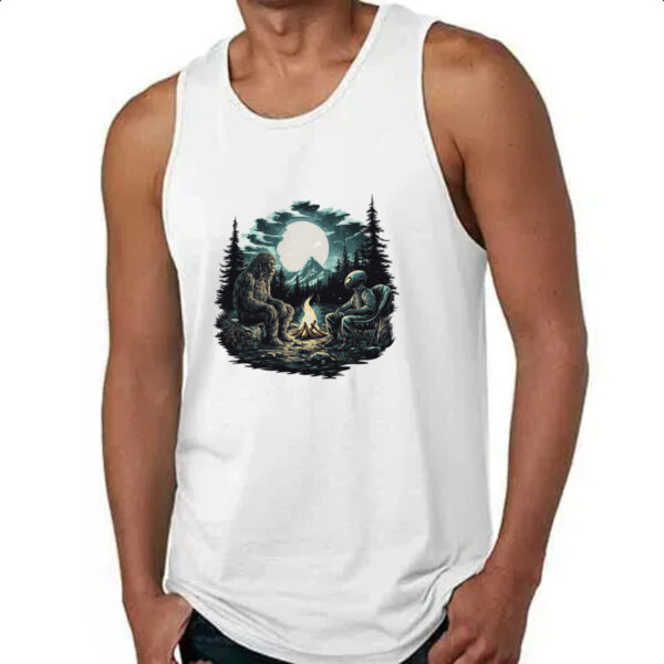 Camiseta Regata Pe Grande Acampamento Alien - Imagem 4