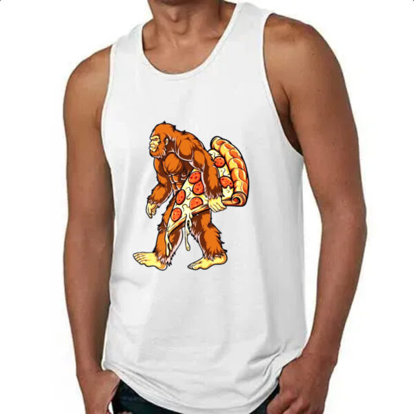 Camiseta Regata Pe grande com fatia de pizza - Imagem 4