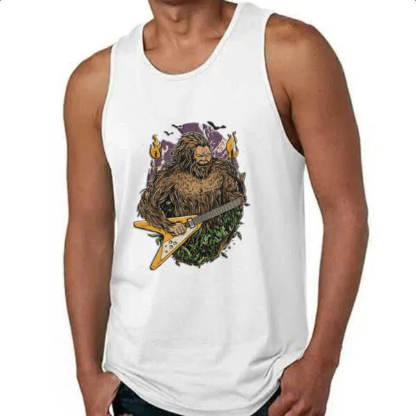 Camiseta Regata Pe grande na guitarra - Imagem 4