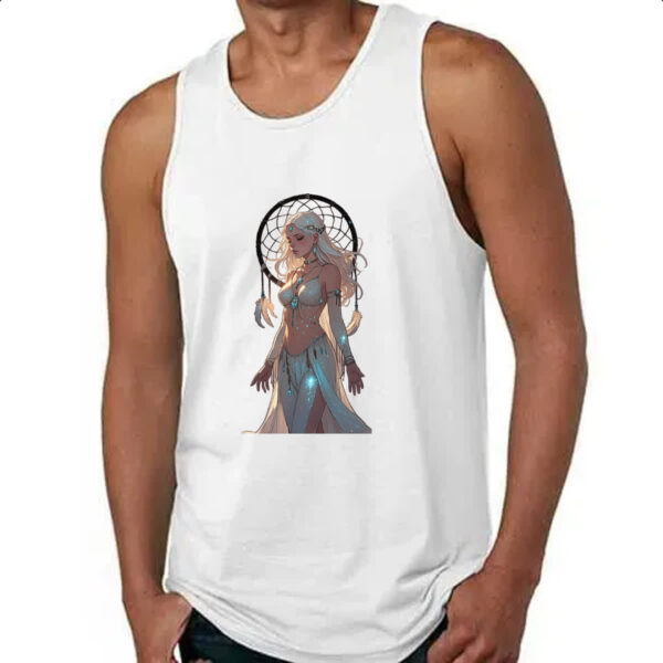 Camiseta Regata Apanhador de sonhos princesa de luz - Imagem 4