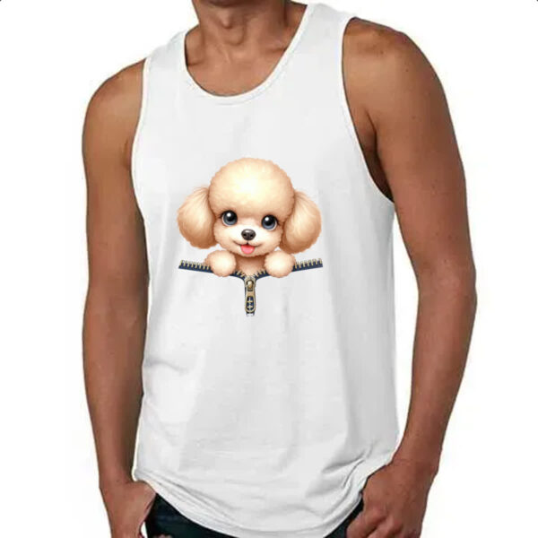 Camiseta Regata Poodle no Ziper - Imagem 4