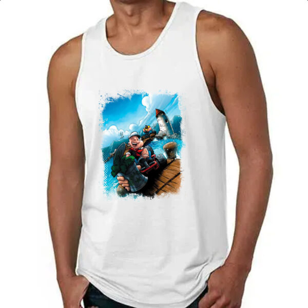 Camiseta Regata Popeye Kart - Imagem 4