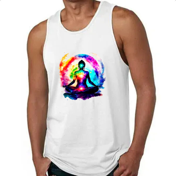 Camiseta Regata Posicao Lotus Chakra - Imagem 4