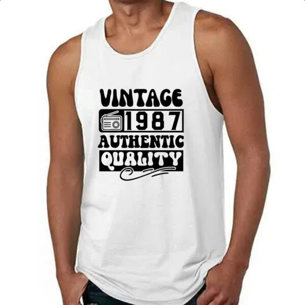 Camiseta Regata Radio Vintage 1987 - Imagem 4
