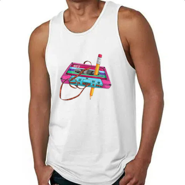 Camiseta Regata Rebobinador fita K7 raiz - Imagem 4