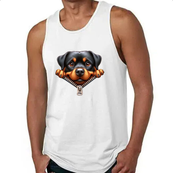 Camiseta Regata Rottweiler no Ziper - Imagem 4