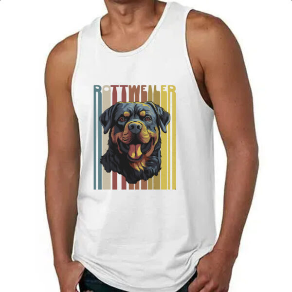 Camiseta Regata Rottweller retro vintage - Imagem 4