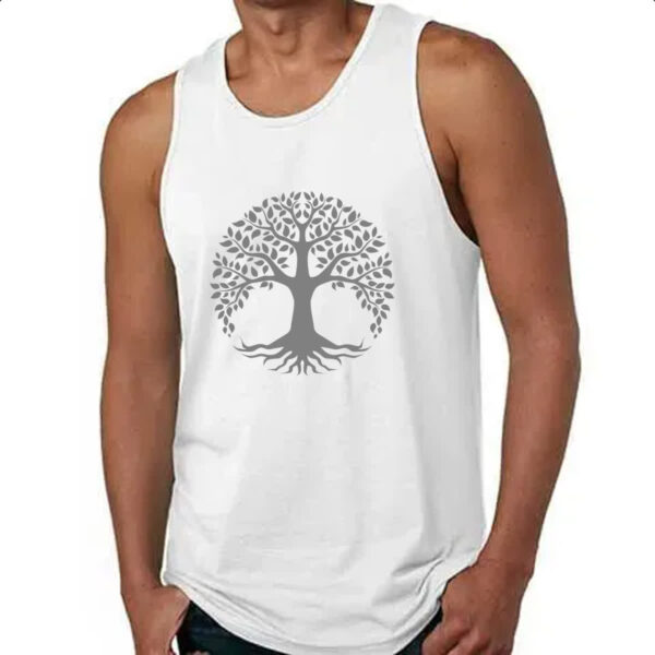 Camiseta Regata Arvore da vida cinza - Imagem 4