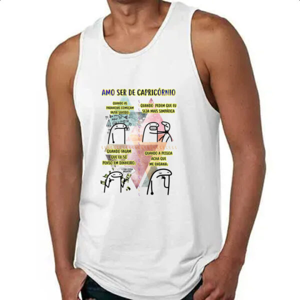 Camiseta Regata Signo Amo ser de Capriconio - Imagem 4