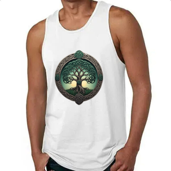 Camiseta Regata Arvore da vida circulo Celtico - Imagem 4