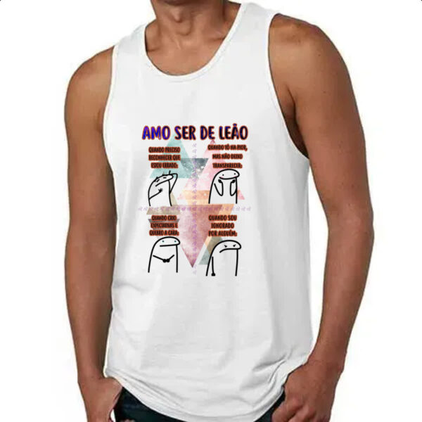 Camiseta Regata Signo Amo ser de Leao - Imagem 4