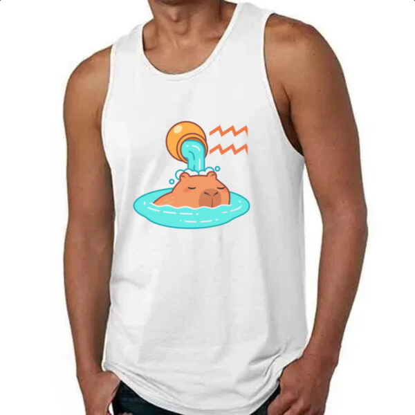 Camiseta Regata Signo Capivara Aquario - Imagem 4