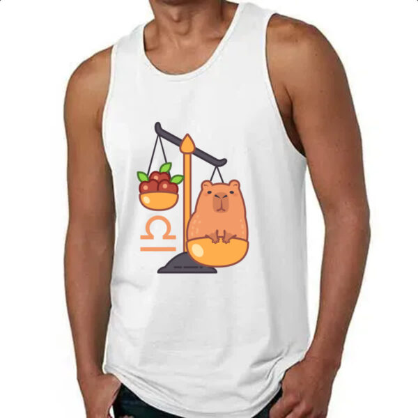 Camiseta Regata Signo Capivara Libra - Imagem 4