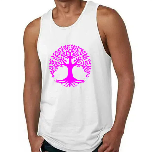 Camiseta Regata Arvore da vida pink - Imagem 4