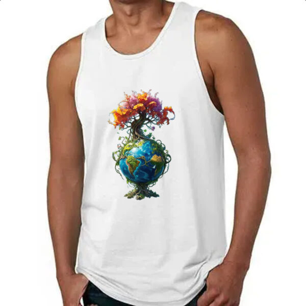 Camiseta Regata Arvore da vida planeta Terra - Imagem 4