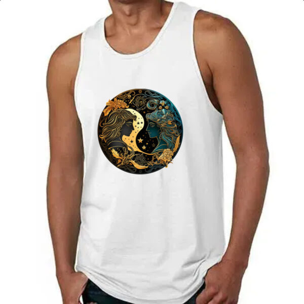 Camiseta Regata Signo de gemeos logo de luxo - Imagem 4
