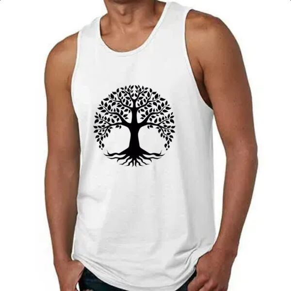 Camiseta Regata Arvore da vida preta - Imagem 4