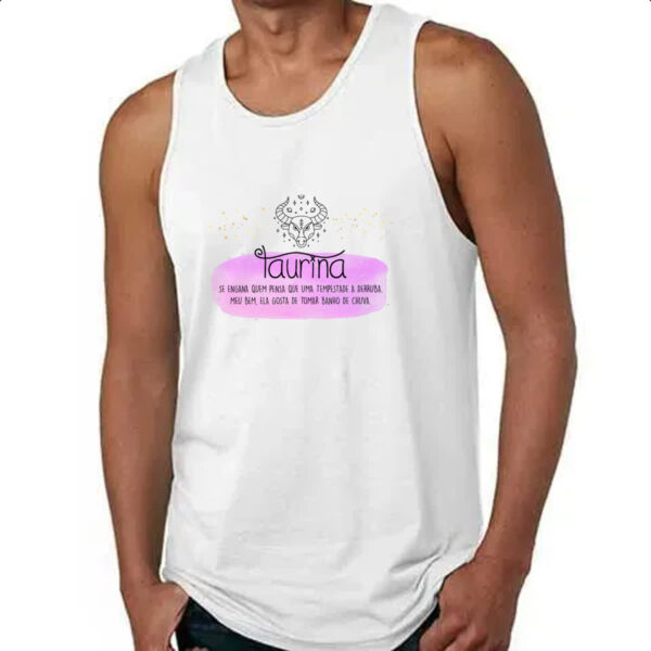 Camiseta Regata Signo sincero Touro - Imagem 4