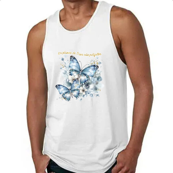 Camiseta Regata Salmos os planos de Deus - Imagem 4