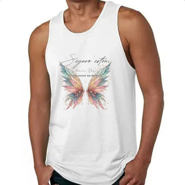 Camiseta Regata Salmos seguro estouu - Imagem 4
