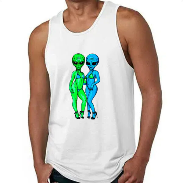 Camiseta Regata Sexy Aliens - Imagem 4