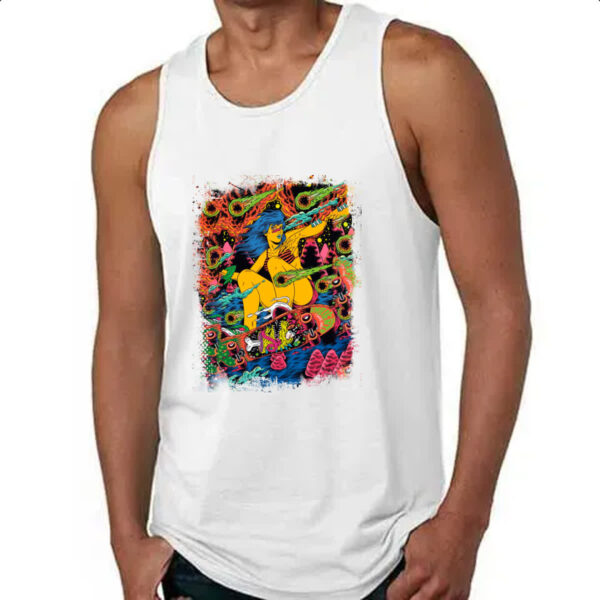 Camiseta Regata Skatista psicodelico - Imagem 4