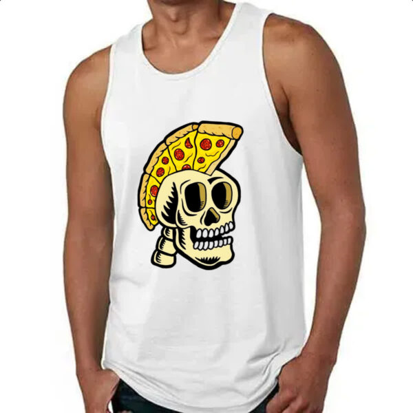 Camiseta Regata Skull pizza gladiator - Imagem 4