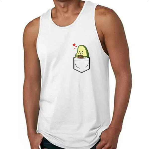 Camiseta Regata Abacate no bolso - Imagem 4