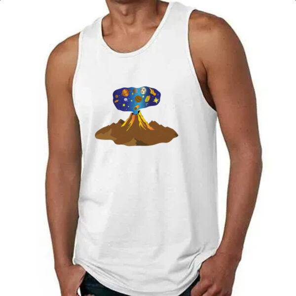 Camiseta Regata Big Bang vulcao erupcao - Imagem 4