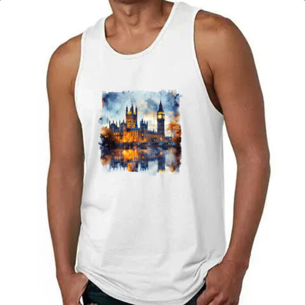 Camiseta Regata Big Ben watercolor - Imagem 4