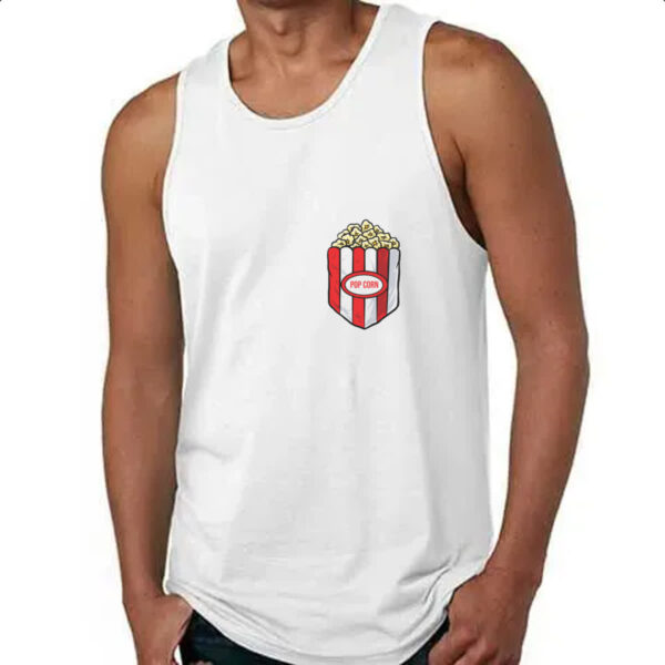 Camiseta Regata Bolso com pipoca - Imagem 4