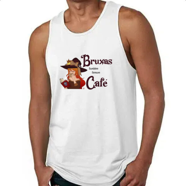 Camiseta Regata Bruxas tambem tomam cafe - Imagem 4