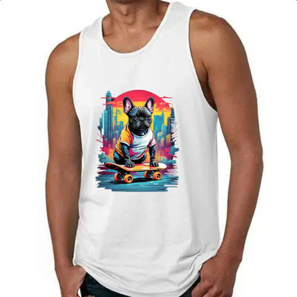 Camiseta Regata Bulldog skatista color urbano - Imagem 4