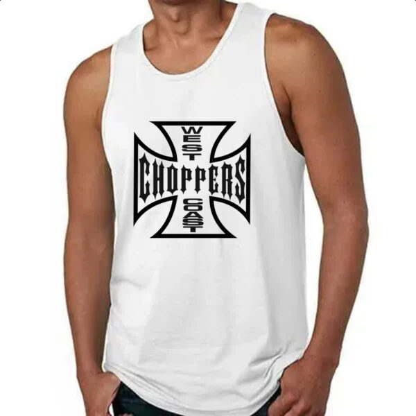 Camiseta Regata West coast chopper cruz vazada - Imagem 4