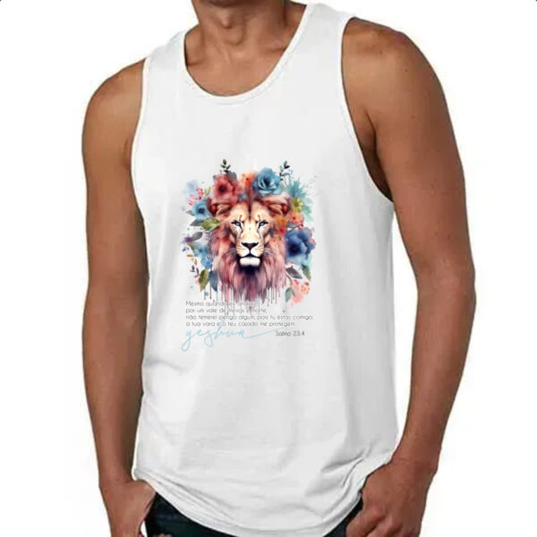 Camiseta Regata Yeshua Salmo 23-4 - Imagem 4