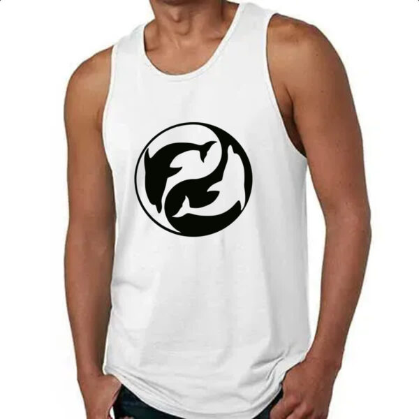 Camiseta Regata Yin e Yang Golfinhos - Imagem 4