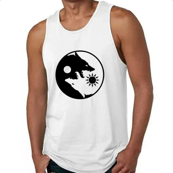 Camiseta Regata Yin e Yang Lobos - Imagem 4