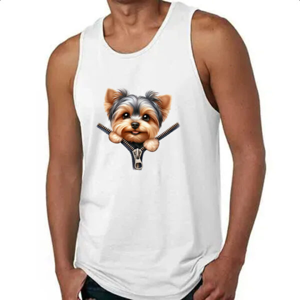 Camiseta Regata Yorkshire Terrier no Ziper - Imagem 4
