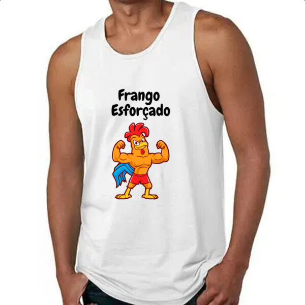Camiseta Regata Academia frango esforcado - Imagem 4