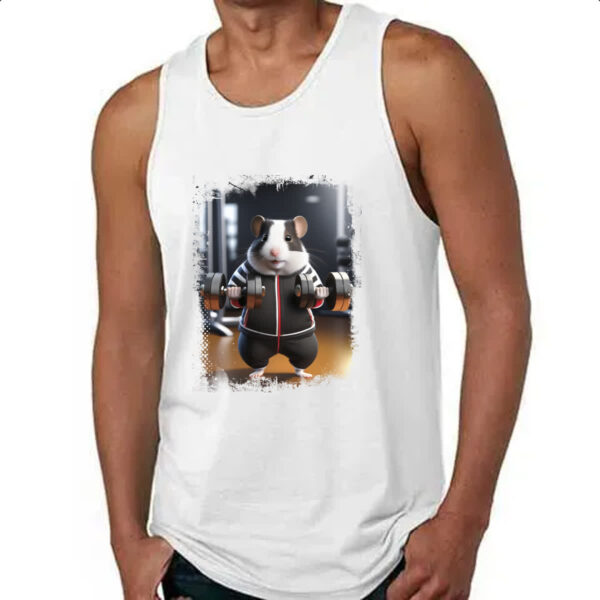 Camiseta Regata Hamster Treino Fofo - Imagem 4