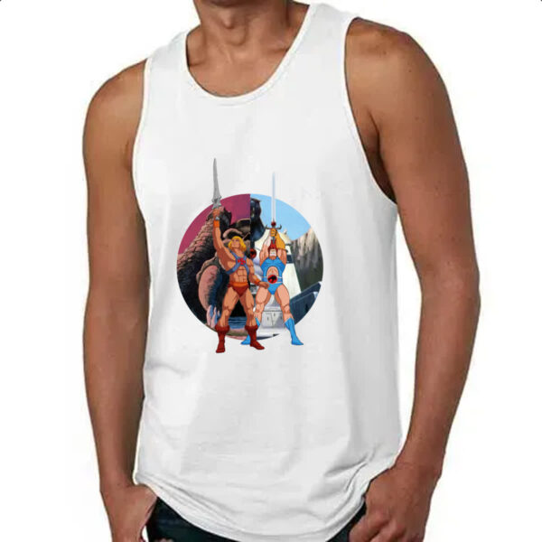 Camiseta Regata He-man e Lion espadas do poder - Imagem 4