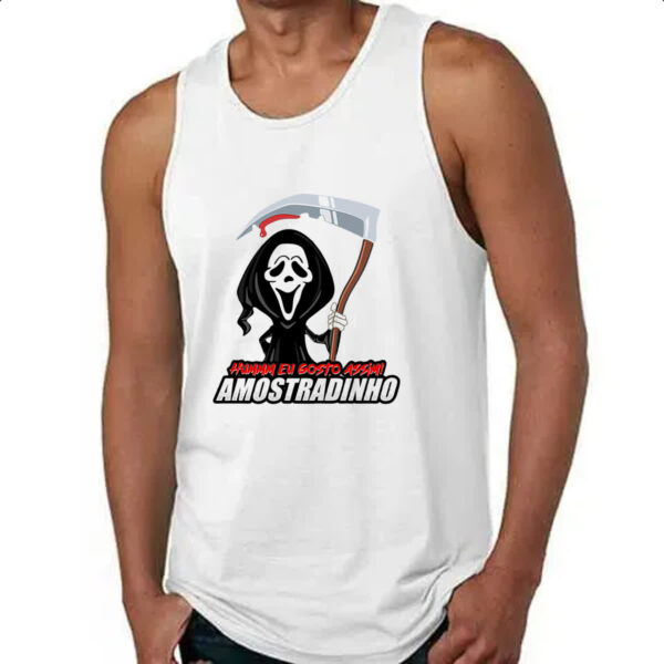 Camiseta Regata Humm eu gosto assim amostradinho - Imagem 4