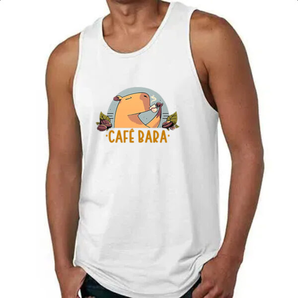 Camiseta Regata Cafe bara capivara - Imagem 4