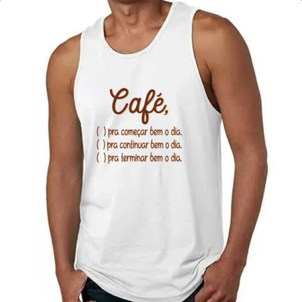 Camiseta Regata Cafe opcoes para o dia - Imagem 4