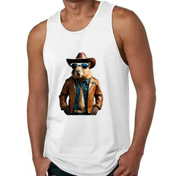 Camiseta Regata Capivara Cowboy - Imagem 4