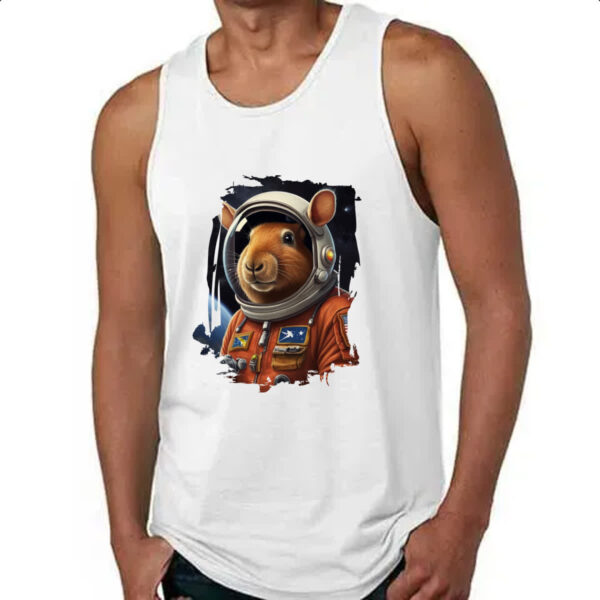 Camiseta Regata Capivara astronauta - Imagem 4