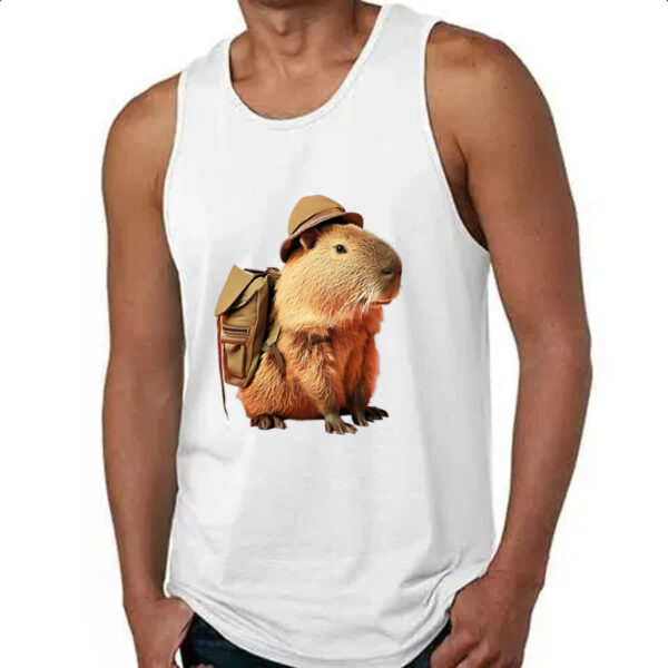 Camiseta Regata Capivara aventureira - Imagem 4